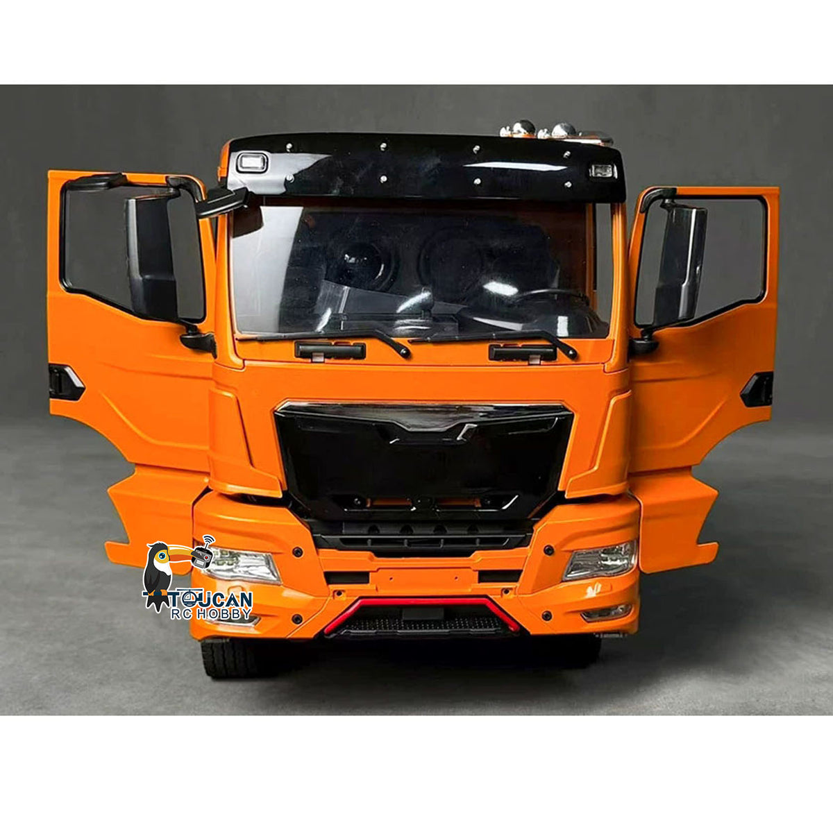 TOUCAN 1/14 Metal 6X6 Remote Control Tractor Truck RC Lorry Car 3Speed Gearbox Wheelhub Reduction Axle Light Sound System ST8 Radio