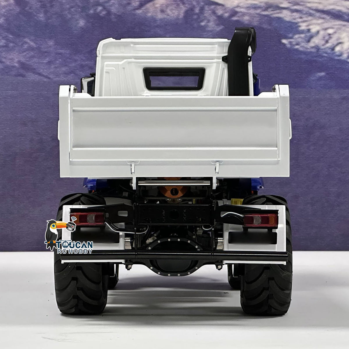 3363 MD 1/14 4x4 Metal Remote Control Hydraulic Dumper 2Speed Gearbox Differential Locks RC Tipper Model ST8 Radio Light Sound