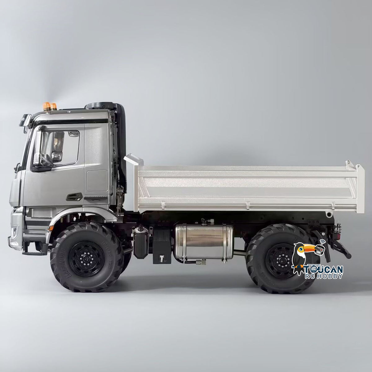 3363 MD 1/14 4x4 Metal Remote Control Hydraulic Dumper 2Speed Gearbox Differential Locks RC Tipper Model ST8 Radio Light Sound