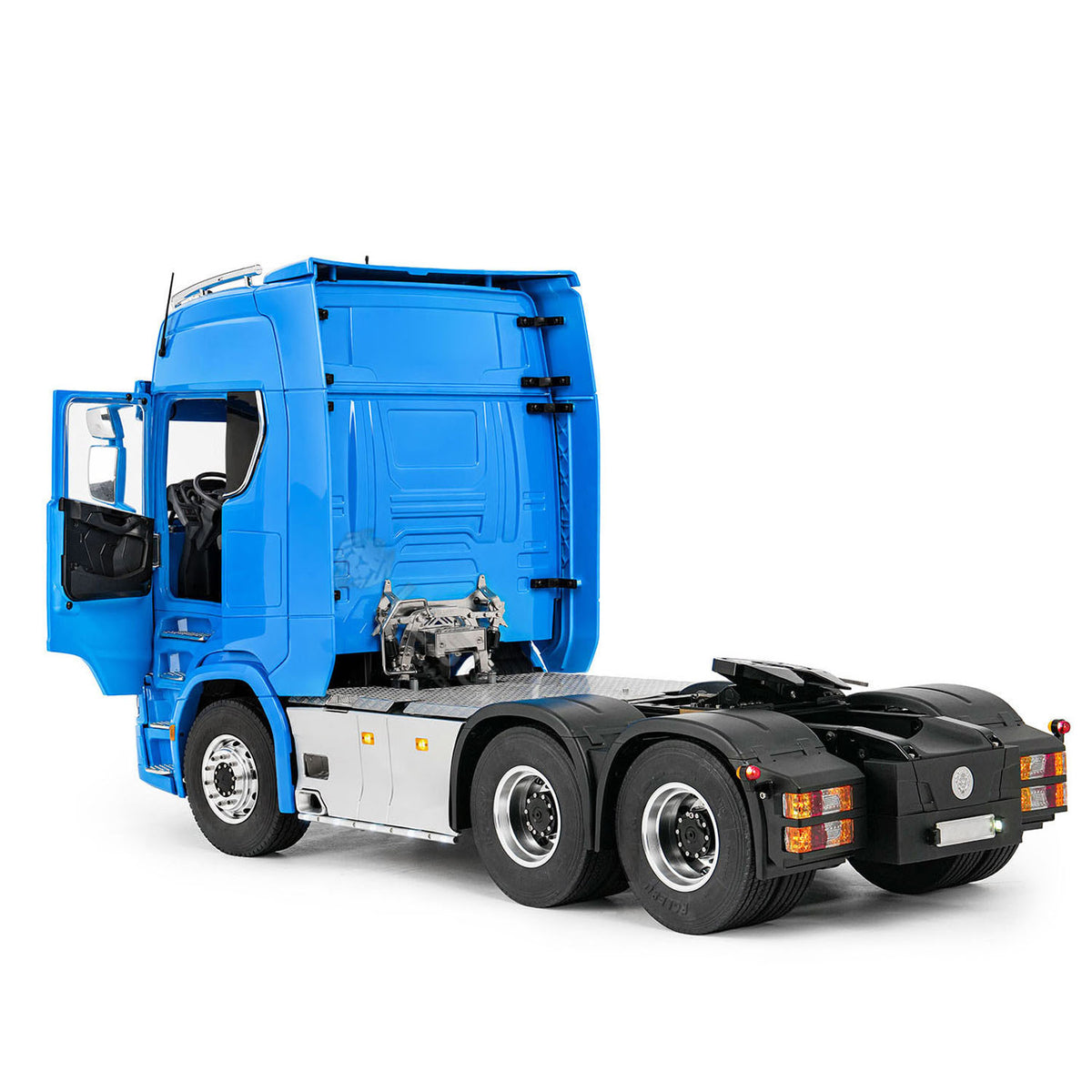 LESU 1/14 6x6 Metal Chassis Radio Control Tractor Truck 3Speed Gearbox Differential Lock Remote Control Lorry Car Light Sound