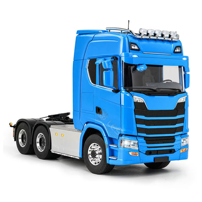 LESU 1/14 6x6 Metal Chassis Radio Control Tractor Truck 3Speed Gearbox Differential Lock Remote Control Lorry Car Light Sound