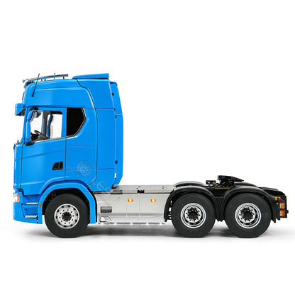 LESU 1/14 6x6 Metal Chassis Radio Control Tractor Truck 3Speed Gearbox Differential Lock Remote Control Lorry Car Light Sound
