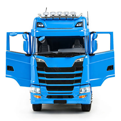 LESU 1/14 6x6 Metal Chassis Radio Control Tractor Truck 3Speed Gearbox Differential Lock Remote Control Lorry Car Light Sound