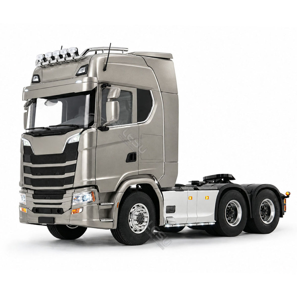 LESU 1/14 6x6 Metal Chassis Radio Control Tractor Truck 3Speed Gearbox Differential Lock Remote Control Lorry Car Light Sound