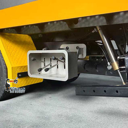 Metal 4x4 1/14 Remote Control Hydraulic Road Rescue Truck 3348 3-Speed Gearbox Flatbed Tow Trucks Rollback Wrecker Diff Locks