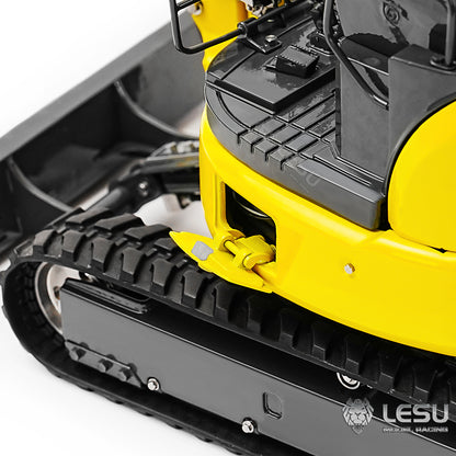 LESU 1/14 Mini RC Hydraulic Excavator PC30 Metal Radio Controlled Digger Model with 6CH Reversing Valves