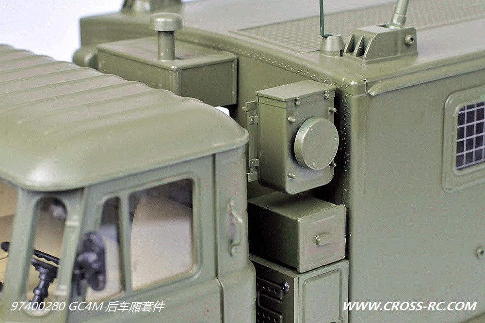 CROSSRC 1/10 4WD GC4M RC Militär-Kommandowagen-KIT