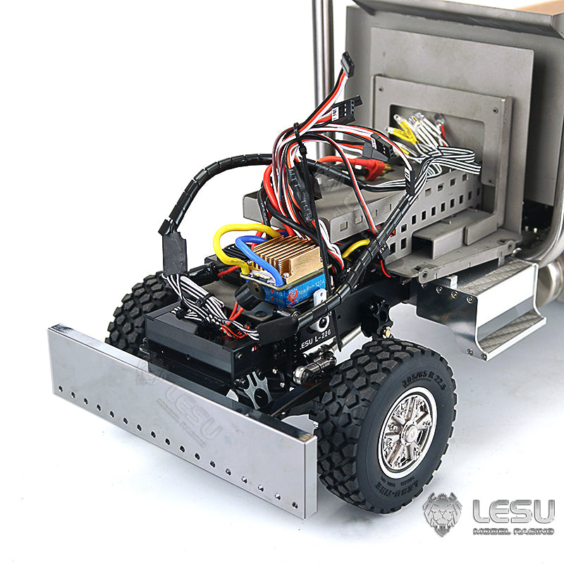 LESU 1/14 Scale 6*6 Metal Hydraulic Radio Controlled Dumper Tipper Construction Truck Model W/ Motor Servo ESC Bucket W/O Cabin