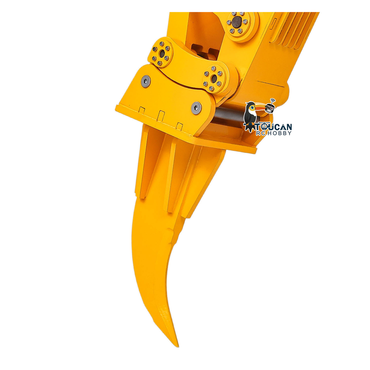 1/12 RC Hydraulic Excavator Attachments Metal Electric Hammer Hydraulic Shear Grille Bucket Rake Ripper Grading Bucket Set for C395 LR976 EC650