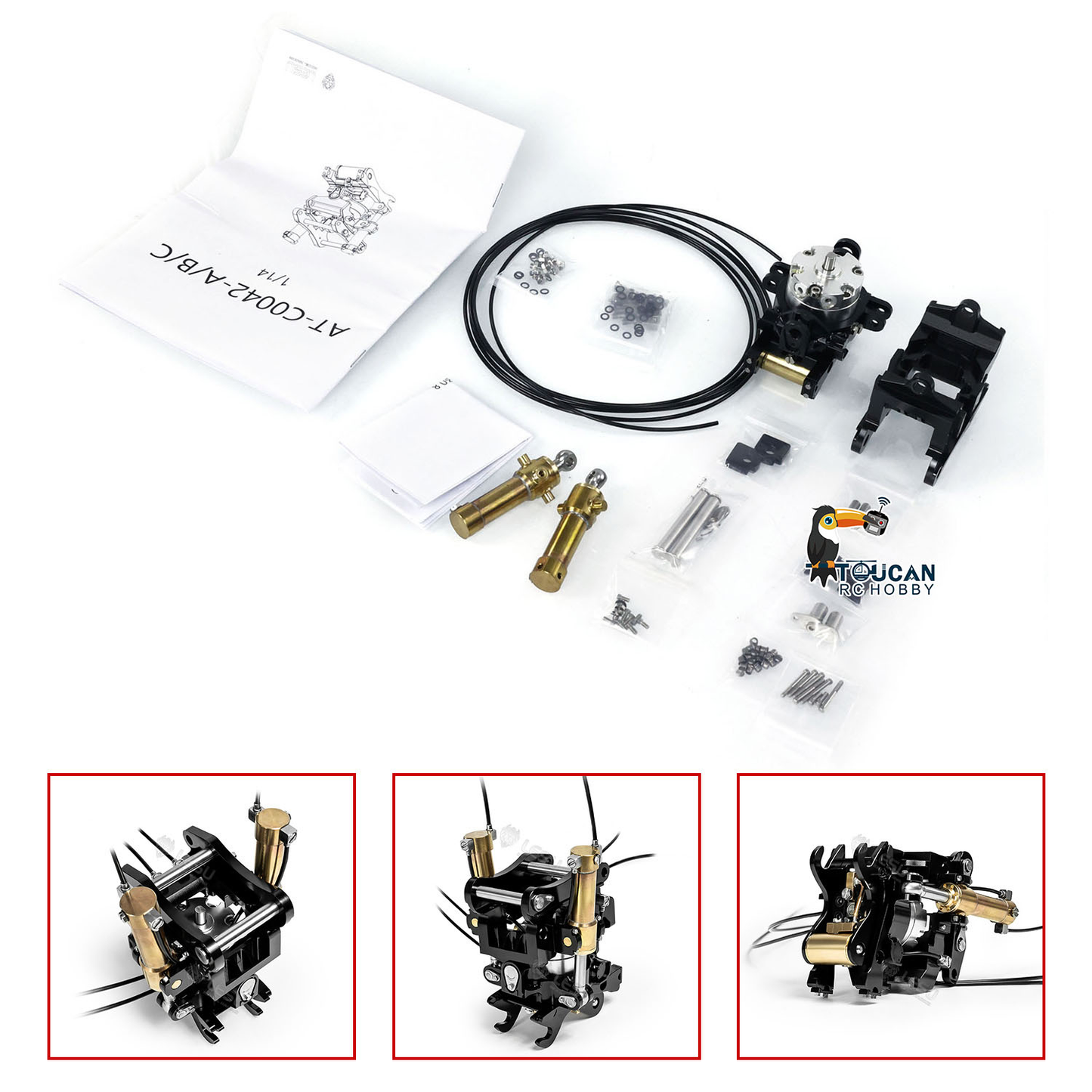 LESU 1:14 Scale Aoue LR945 KIT RC Hydraulic Excavator B0016