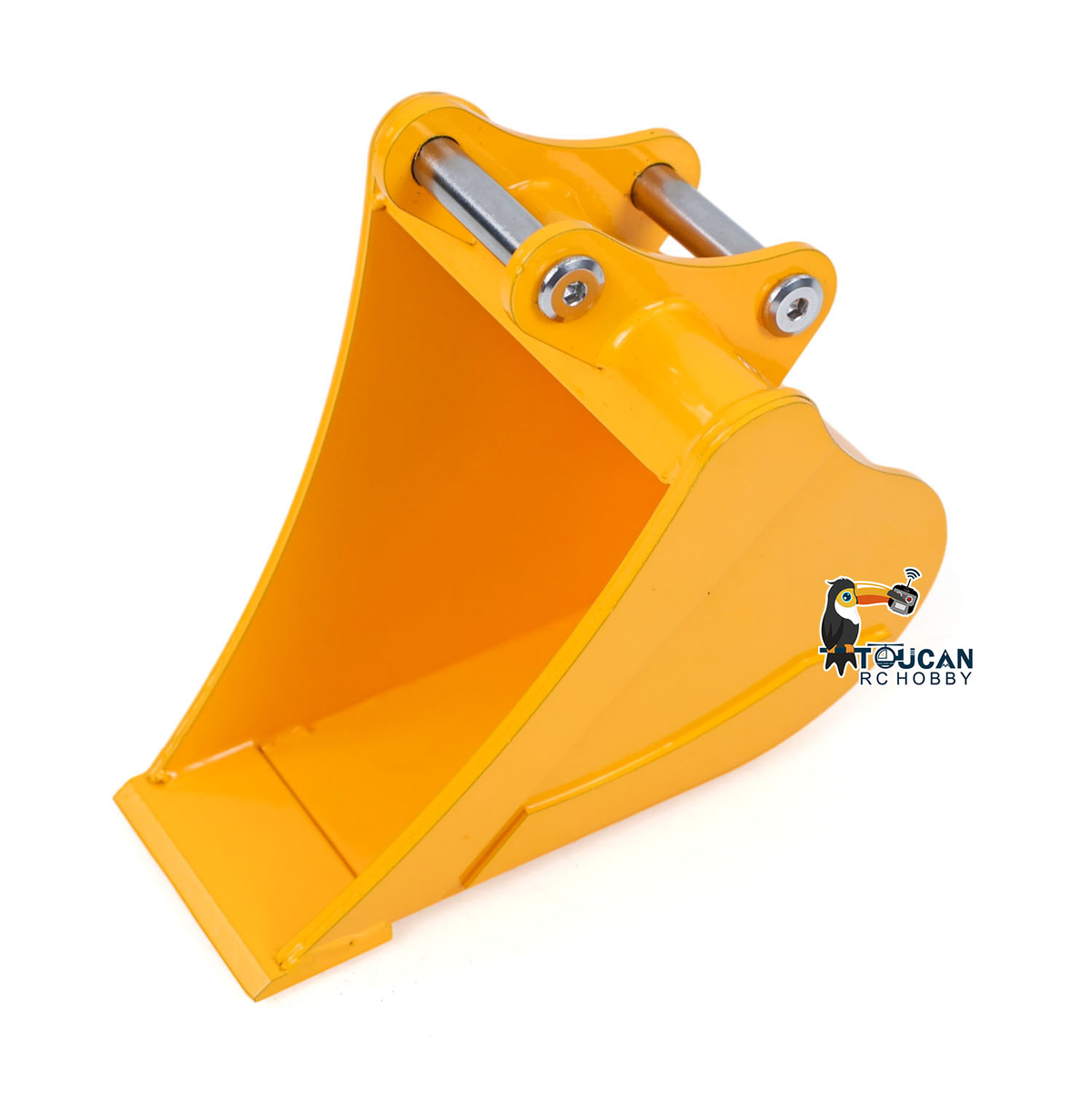 1/12 RC Hydraulic Excavator Metal Trapezoidal Bucket Narrow Toothless Toothed Grille Rake Attachment for 323GX Digger Construction Vehicle