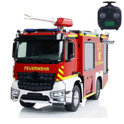 4x2 1/14 RC Fire Vehicles 2-speed Transmission Fire Fighting Truck