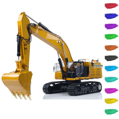 LESU C374F 1/14 Hydraulic RC Heavy Excavator Metal Radio Controlled Digger Paladin PL18EV LITE 6CH Valve Brushless Motor Pump Assembled or KIT