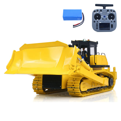 ONLY ONE US Stock Metal 1/12 RC Hydraulic Bulldozer D155AX RTR Heavy Dozer Model 7 Way Valve 1.0L Oil Pump 5 Plows Radio Master TX15 Radio Battery