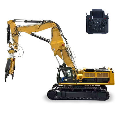 TOUCAN RC HOBBY 1/14 Metal Remote Control Hydraulic Tracked Excavator 385CF RC Digger Brushless Motor Light System Flysky PL18EV LITE Radio