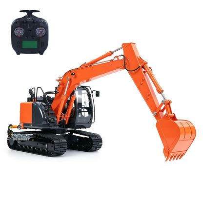 SFROG ZX135US LITE Metal Digger 1/14 RC Hydraulic Excavator 3CH Valve 3.5-4MPA Pump Manual Quick Coupler ST8 Radio Light Sound
