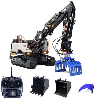 MTM 1/14 RC PNP EC380 3-Arms Metal Tracked Excavator Digger With Hydraulic Grab