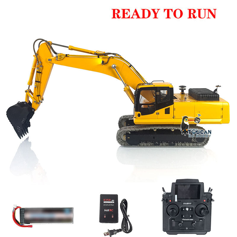 LESU 1/14 RTR PC360 Painted Assembled Metal RC Hydraulic Excavator B0002 With PL18EV Lite Transmitter