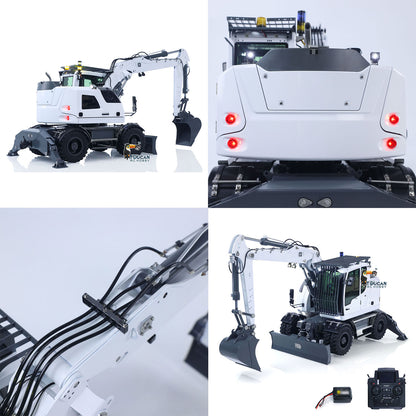 CUT 1/14 Scale 914 8-ways RC Hydraulic Wheeled Excavator