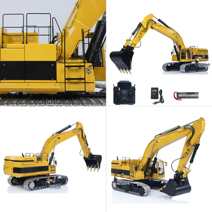 LESU Metal 1/14 RC Hydraulic Excavator C374F Radio Controlled Digger Heavy Machine Paladin PL18EV LITE Battery Sound Smoke RTR or PNP