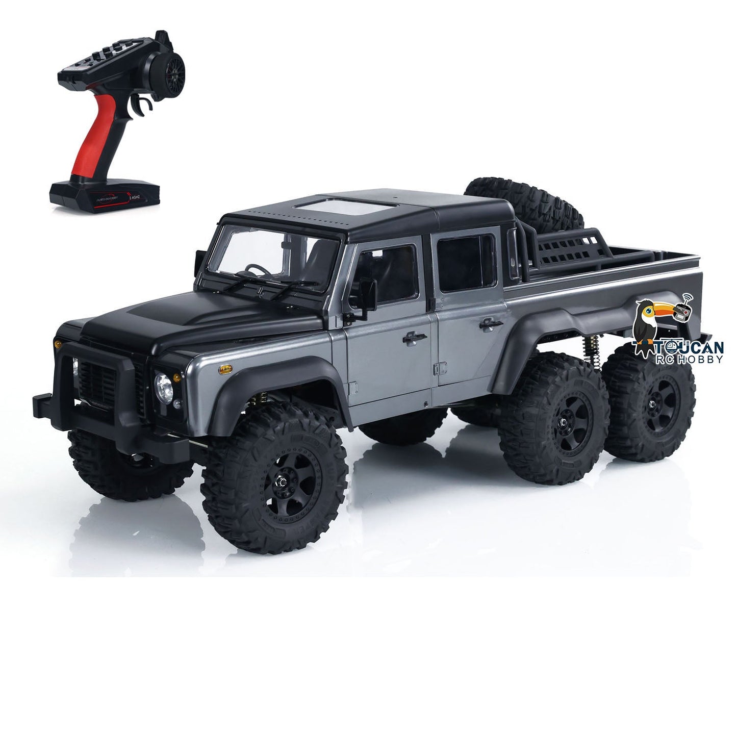 1/10 Maßstab 6WD RC Pick-up Rock Crawler Geländewagen PNP Version