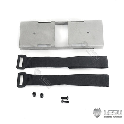 LESU Metall Batterie Box Batterie Slots für Tamiya DIY 1/14 RC Lkw