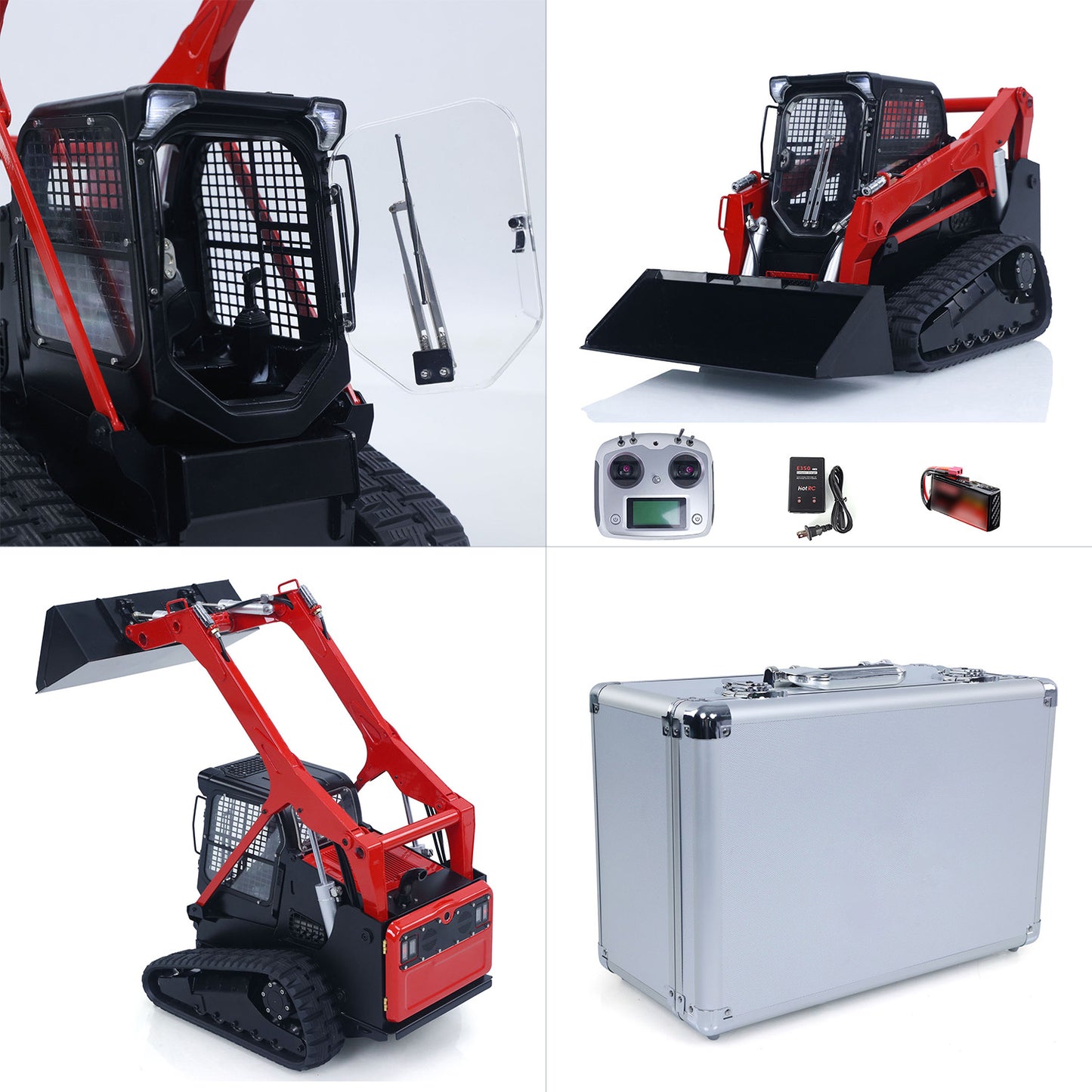 Fast Shipping 1/14 Hydraulic RC Tracked Loader SM770 Skid-Steer Remote Control Car Model