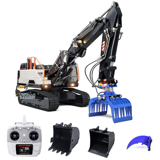 MTM 1/14 RC PNP EC380 3-Arms Metal Tracked Excavator Digger With Hydraulic Grab