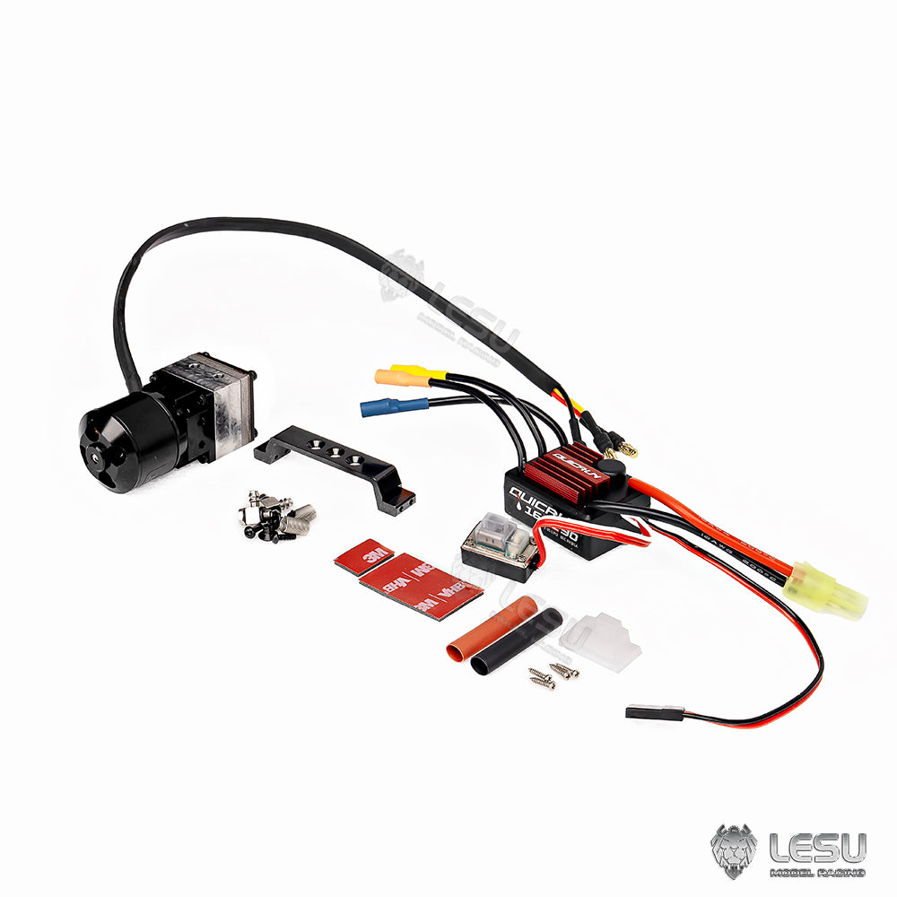 LESU Hydraulic Oil Cylinder System Pump Urea Cans Brushless ESC for RC Model