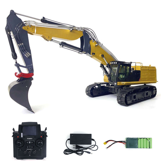 1/14 3 Arms 374F RC Hydraulic Excavator PL18EV Metal Digger Model