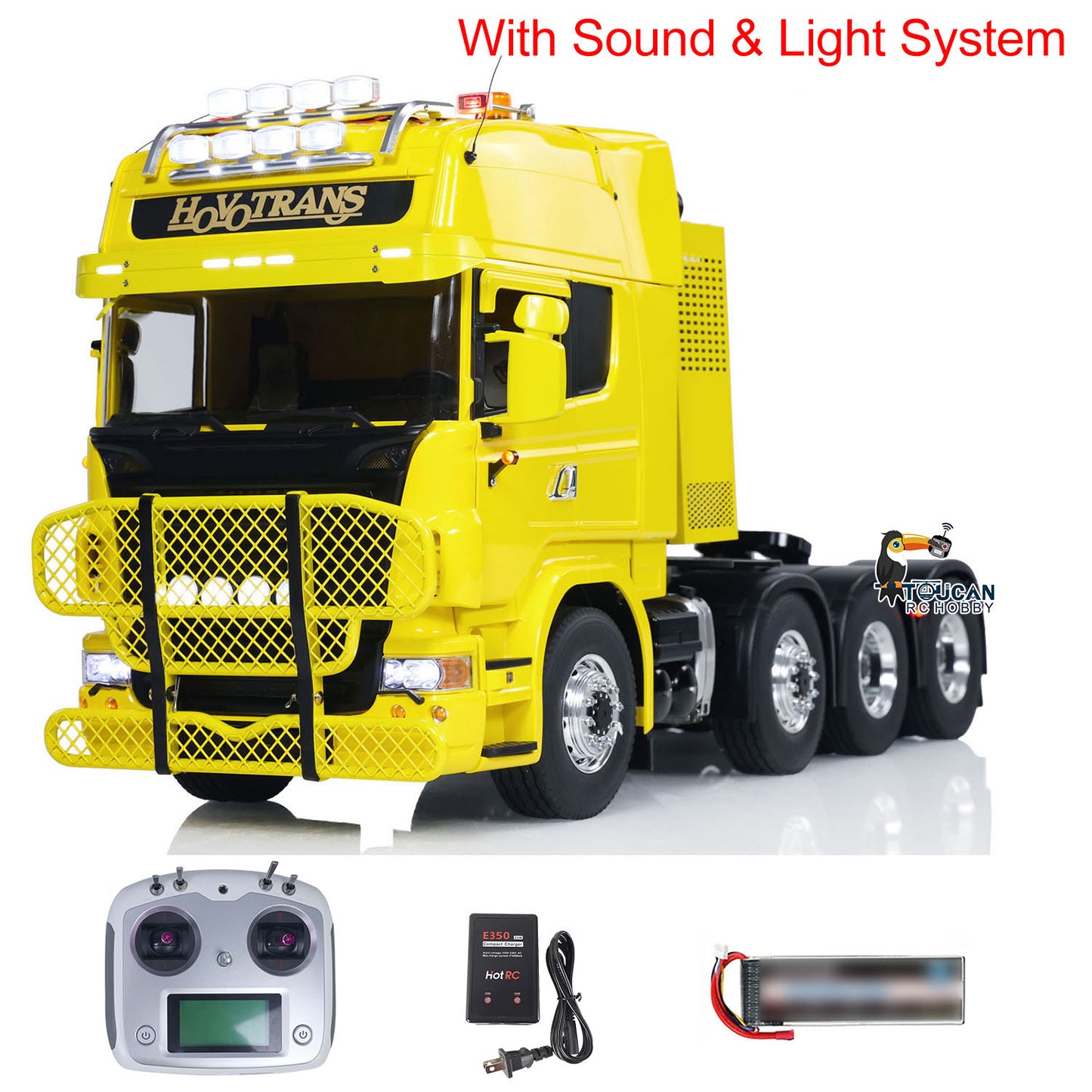 LESU Châssis en métal 1/14 RC Tracteur Camion 8X8 RC Voiture Personnalisée