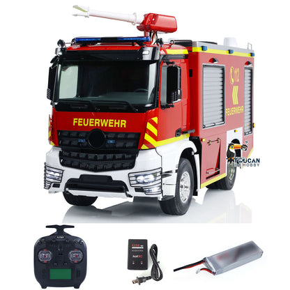 4x2 1/14 RC Fire Vehicles 2-speed Transmission Fire Fighting Truck