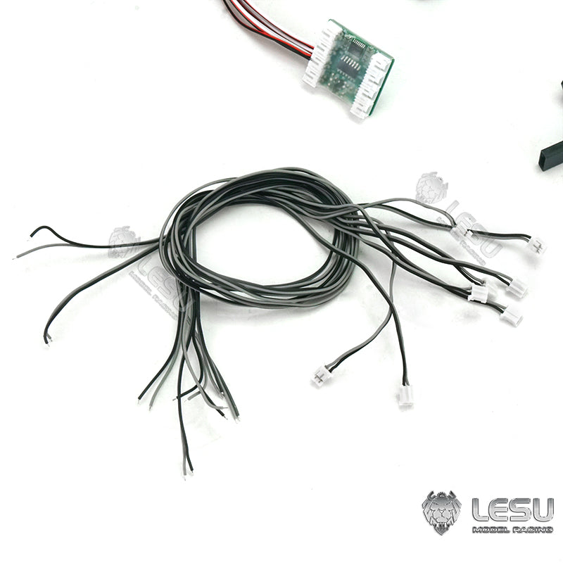 LESU DIY 3V LED Licht Lampe Sound System für TAMIYA 1/14 RC Traktor Dumper Modell