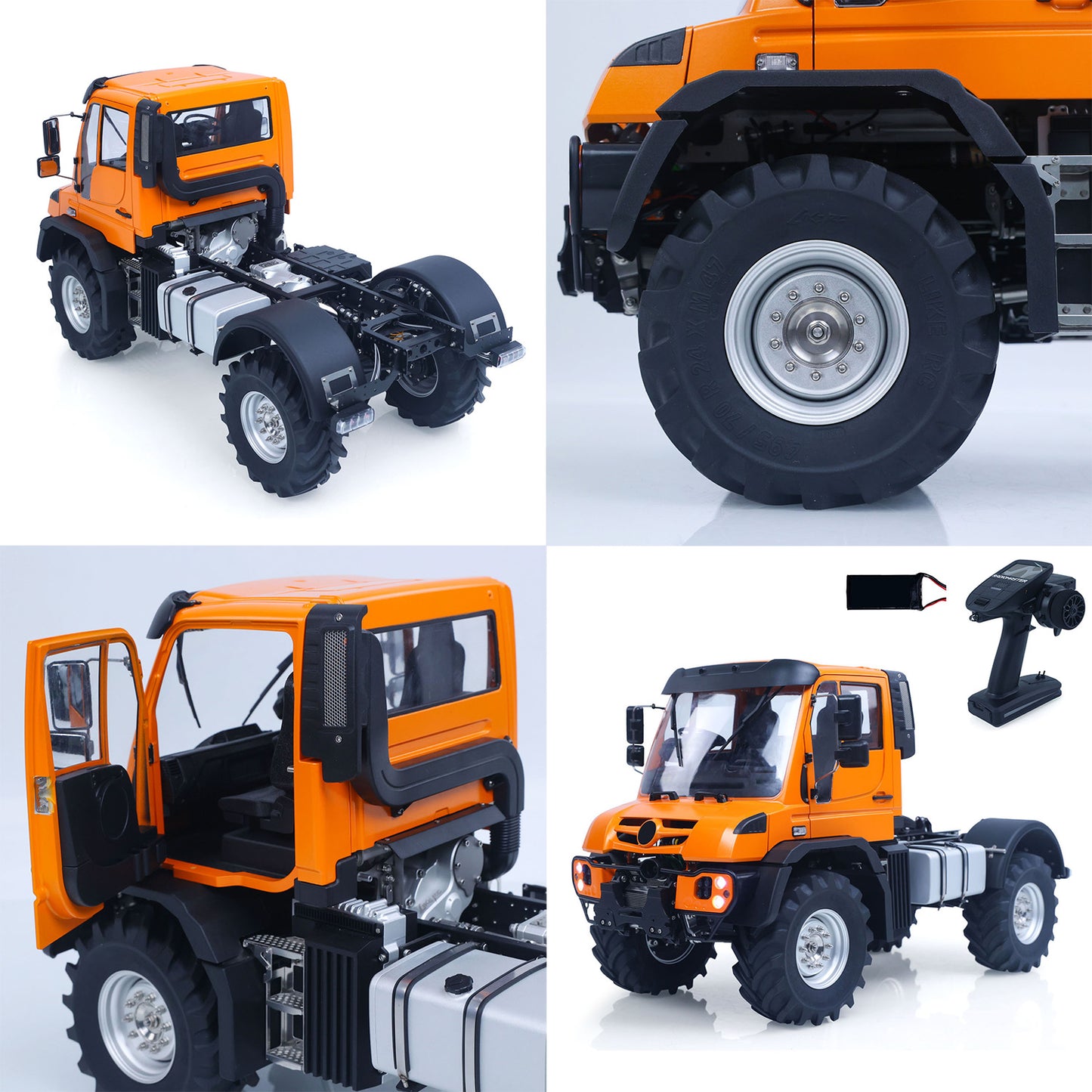 U535 Lite 4X4 1/14 Remote Control Rock Crawler Car RC Off Road Vehicle Metal Drive Shafts 2Speed Gearbox Brushless Motor ESC