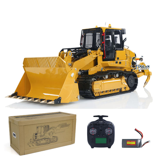 1/14 LESU 973K RC Hydraulic Loader RTR RC Tracked Car Openable Bucket Rear Plow