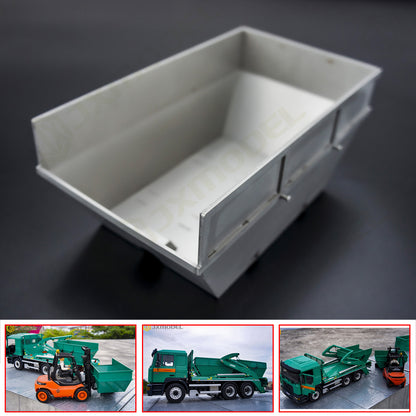 1/14 Metal Small Bucket for VL18U Hydraulic RC Skip Loader