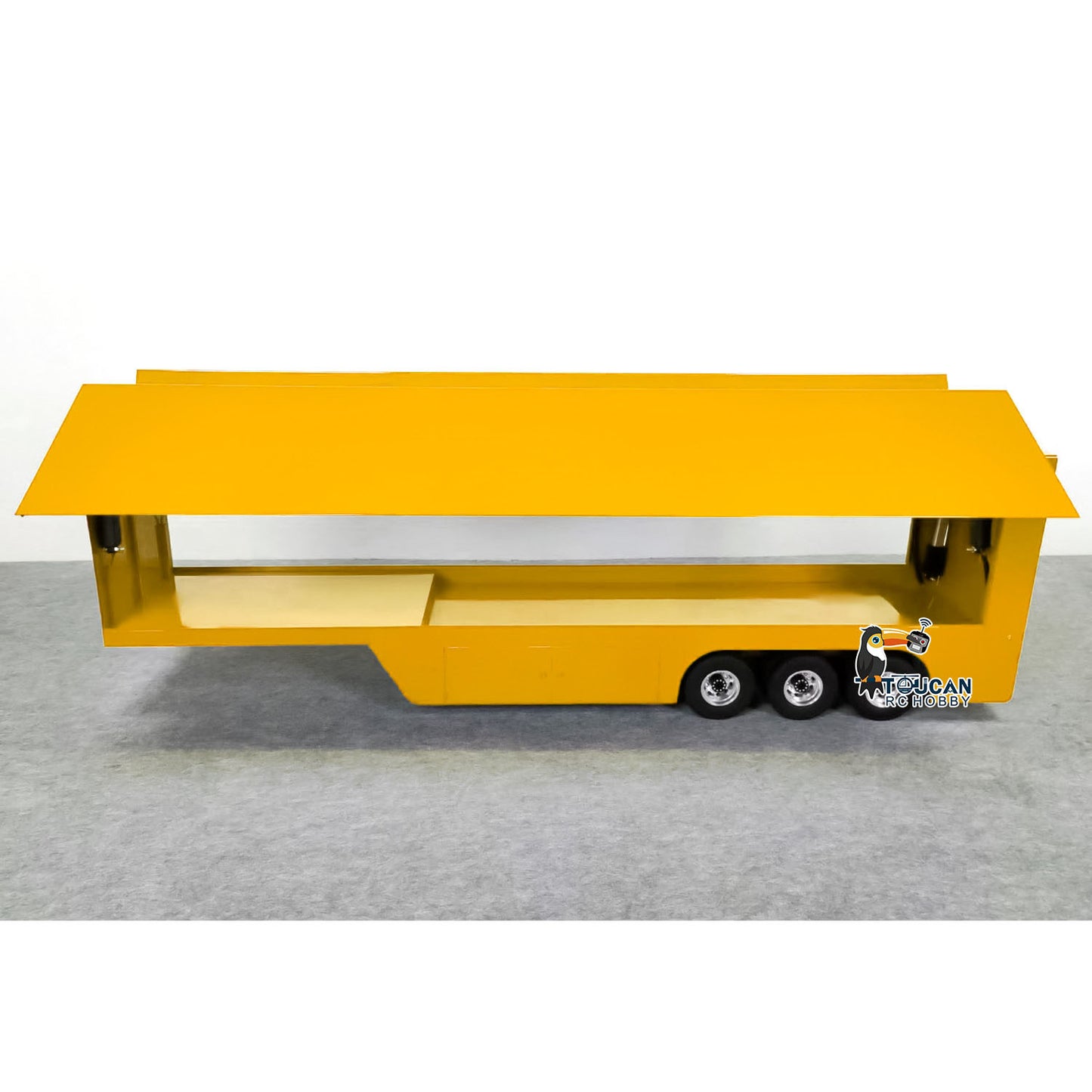 Metal 1/14 RC Mobile Stage Vehicles RC Roadshow Trailer Truck Model