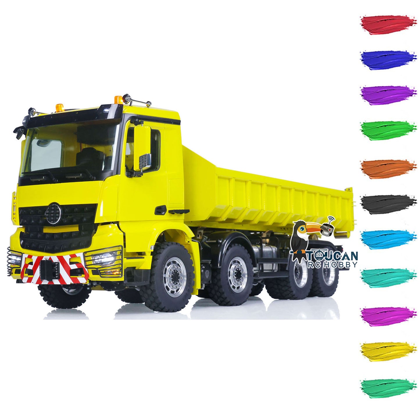 LESU 1/14 Métal 8x8 RC Tracteur Camion Dumper Châssis Métal Z0036