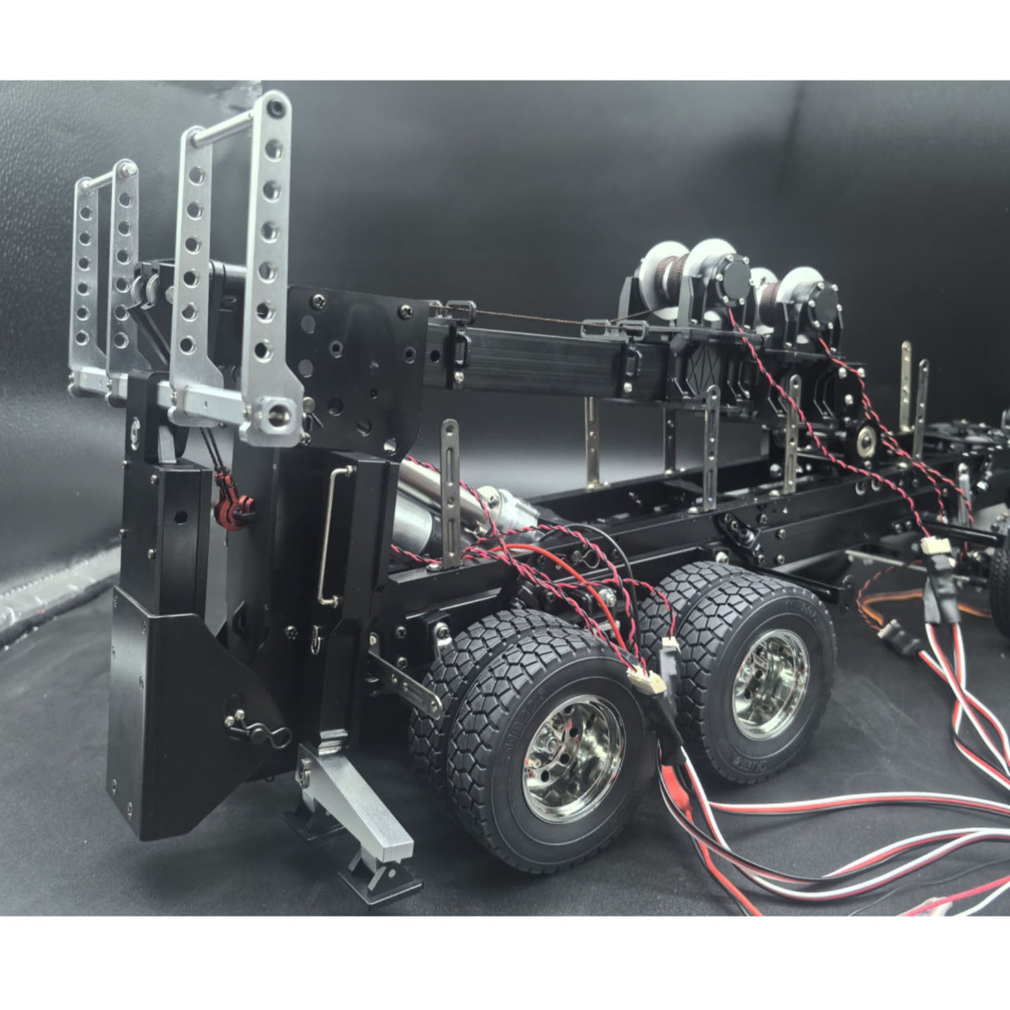 US Stock Degree Optional Upgraded Parts for 1/14 TAMIYA Remote Control Wrecker Tow Truck FH16 56362 NO Electric Linear Actuator DIY Model