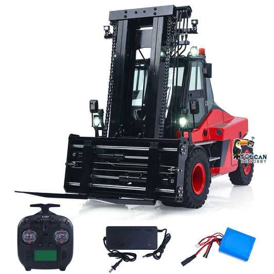 Fast Shipping Kabolite K180-100 1/14 4X2 RWD Remote Control Hydraulic Forklift 3-Way Vavles RTR Flysky ST8 Radio Light System Sound Battery