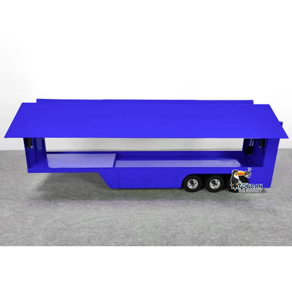 Metal 1/14 RC Mobile Stage Vehicles RC Roadshow Trailer Truck Model