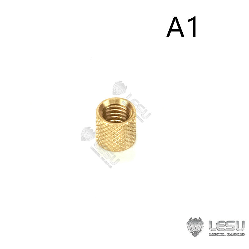 LESU A M3 Metal Straight Nozzle for 1/14 RC Tractor Truck DIY Model Car TAMIYA