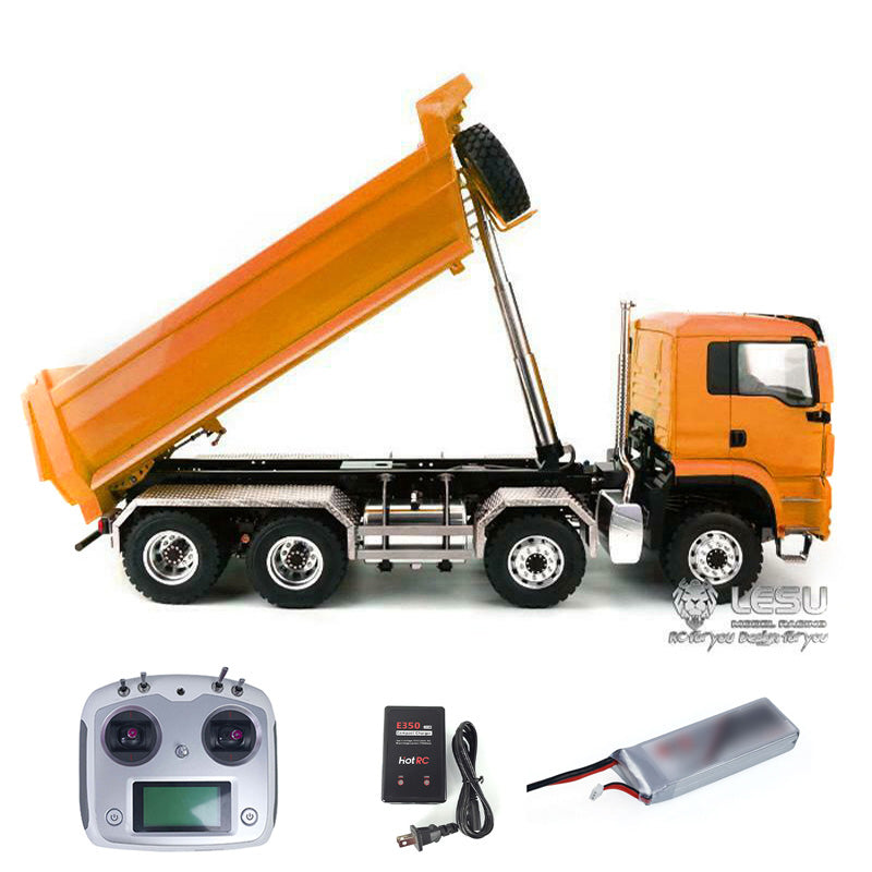 LESU 8x8 Hydraulic RC Dump Truck 1/14