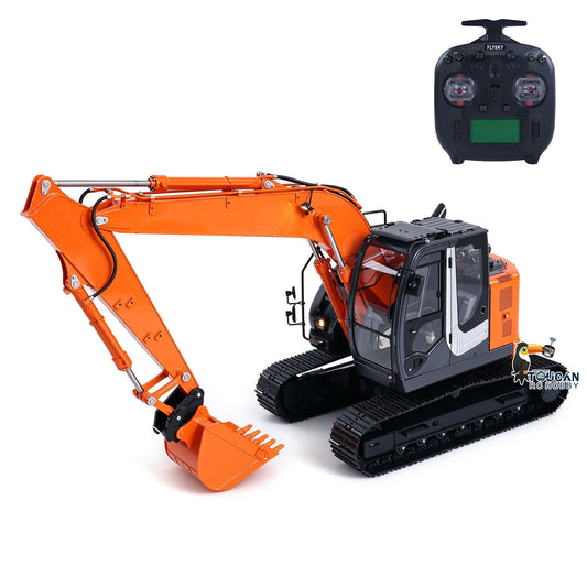 SFROG ZX135US LITE Metal Digger 1/14 RC Hydraulic Excavator 3CH Valve 3.5-4MPA Pump Manual Quick Coupler ST8 Radio Light Sound