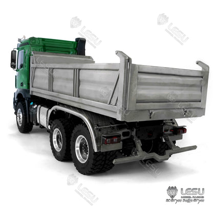 LESU 1/14 3348 6X6 3 essieux RC Camion à benne basculante hydraulique avec cabine KABOLITE K3363