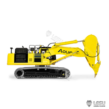 1/14 LESU RC Metal Excavator Model PC500 Radio Control Hydraulic Crawler Digger Machine with Rock Arm LED Lighting System