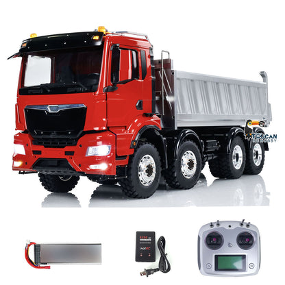Camion à benne basculante hydraulique LESU 1/14 RTR RC 8X8
