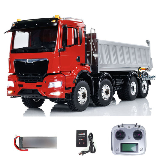 Camion à benne basculante hydraulique LESU 1/14 RTR RC 8X8