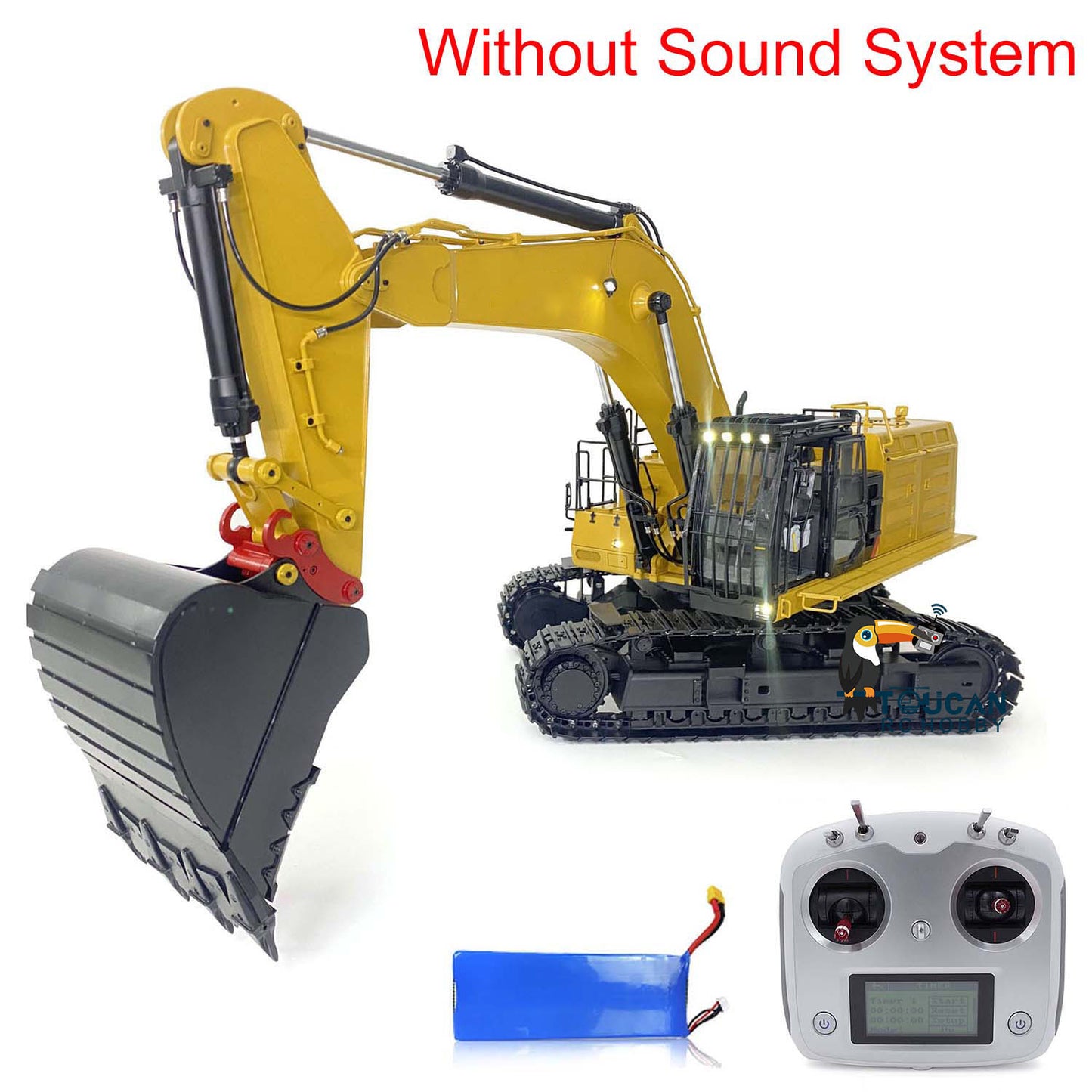 Metal 1/14 374F Hydraulic RC Excavator Remote Control Engineering Vehicles RTR