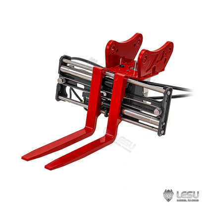 270 Degrees Rotation Metal Hydraulic Fork AT-C0041-C for 1/14 LESU RC Hydraulic Excavator Remote Control Digger Aoue ET35 B0006 Model